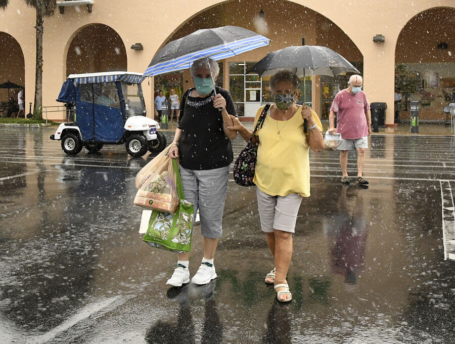 Rainfall tallies rise from tropical weather
